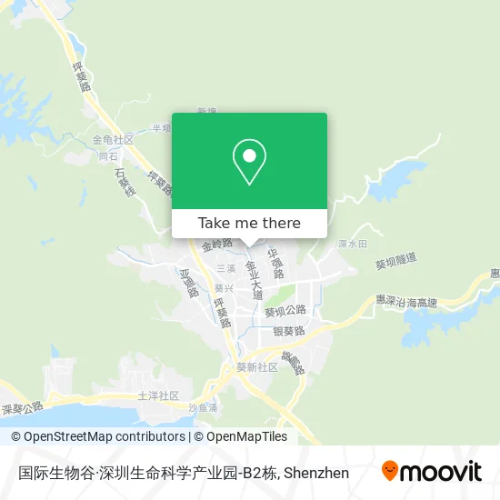国际生物谷·深圳生命科学产业园-B2栋 map