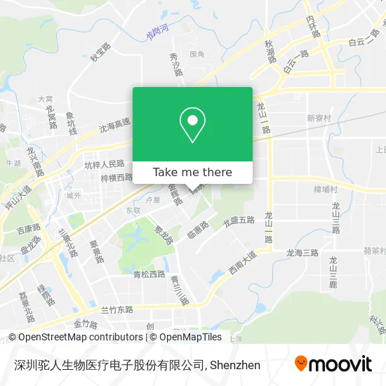 深圳驼人生物医疗电子股份有限公司 map