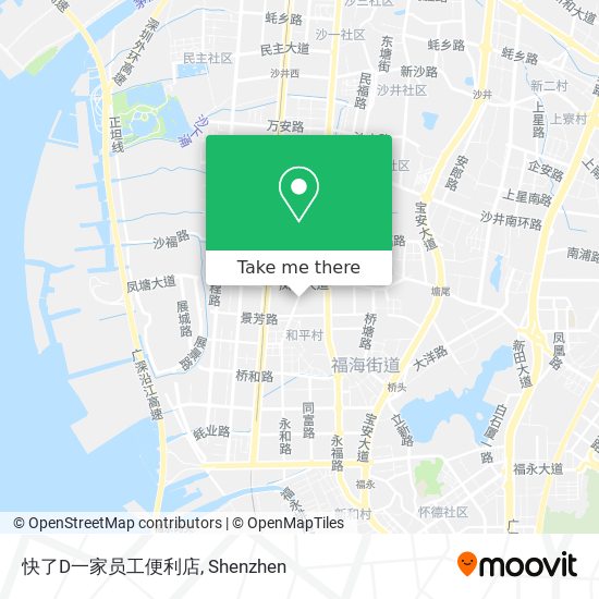 快了D一家员工便利店 map