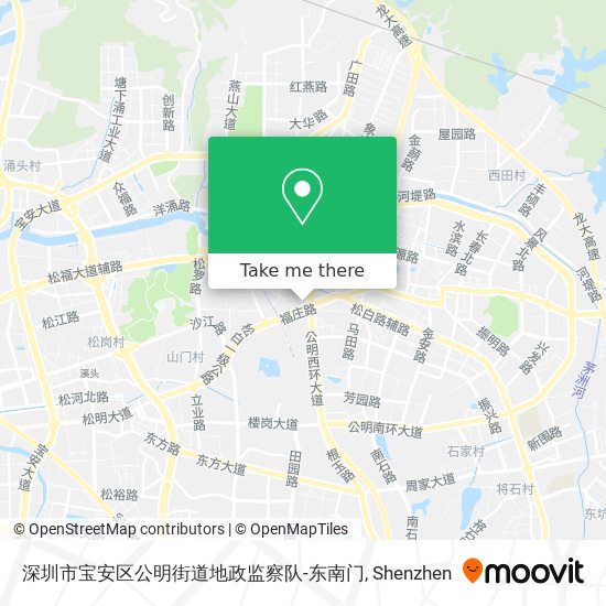 深圳市宝安区公明街道地政监察队-东南门 map