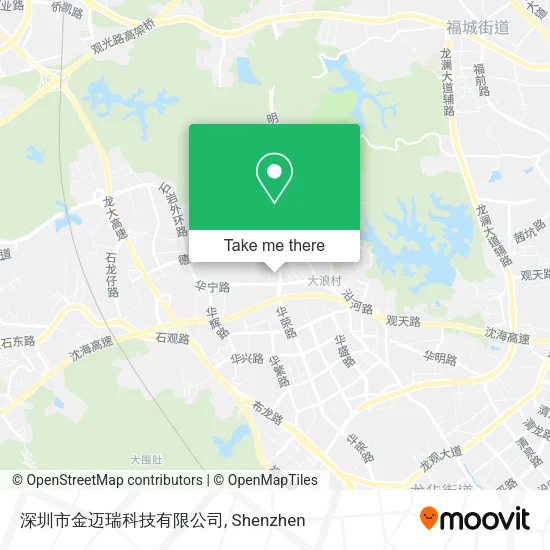 深圳市金迈瑞科技有限公司 map