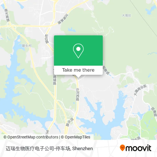 迈瑞生物医疗电子公司-停车场 map