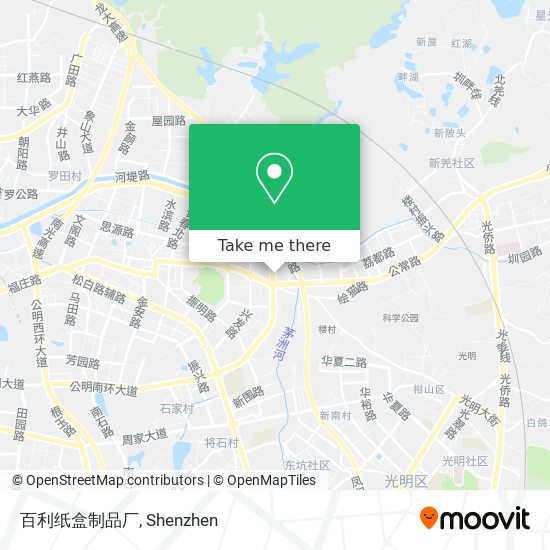 百利纸盒制品厂 map