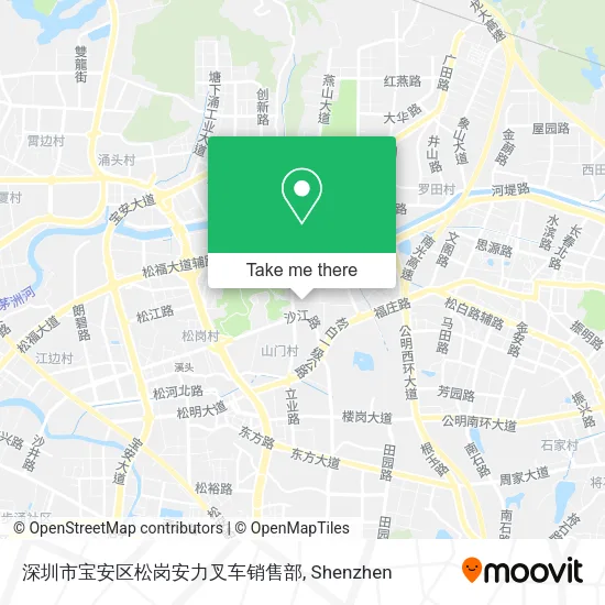 深圳市宝安区松岗安力叉车销售部 map