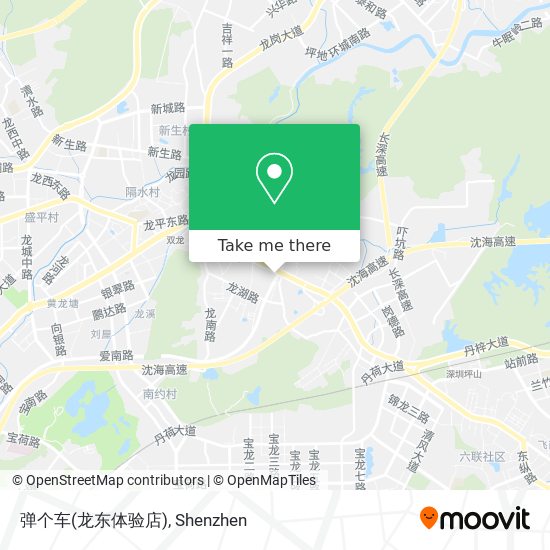 弹个车(龙东体验店) map