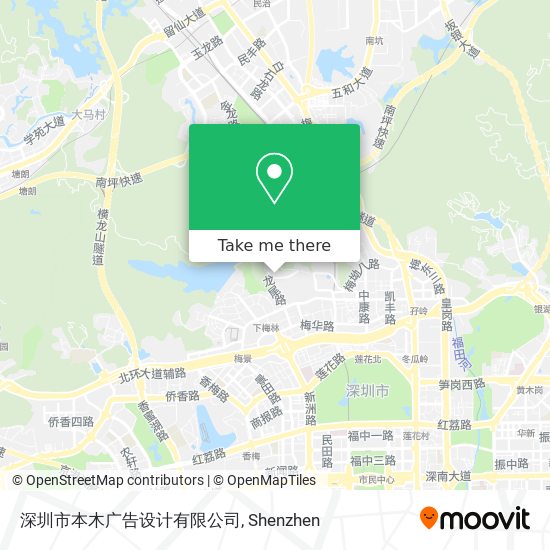 深圳市本木广告设计有限公司 map
