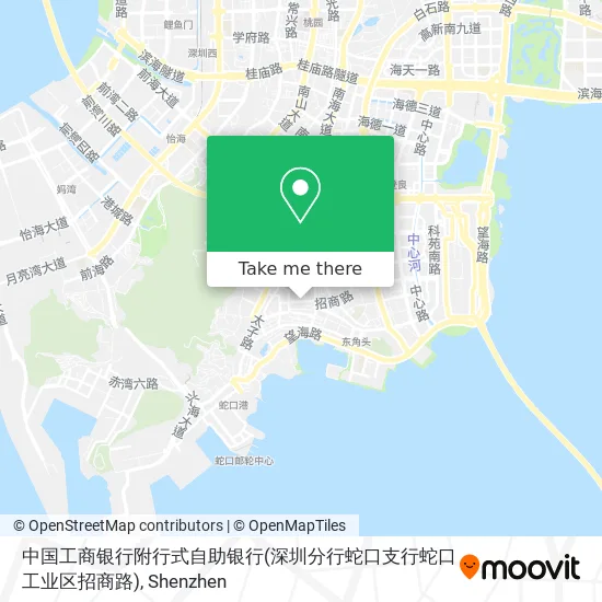 中国工商银行附行式自助银行(深圳分行蛇口支行蛇口工业区招商路) map