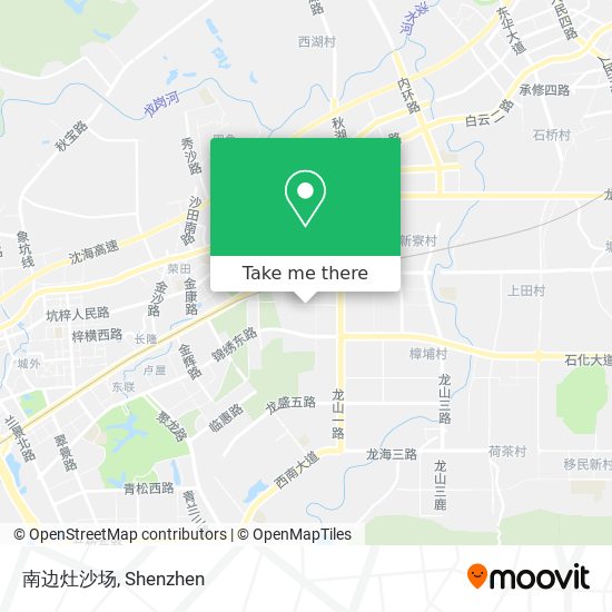 南边灶沙场 map