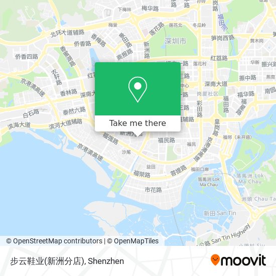 步云鞋业(新洲分店) map