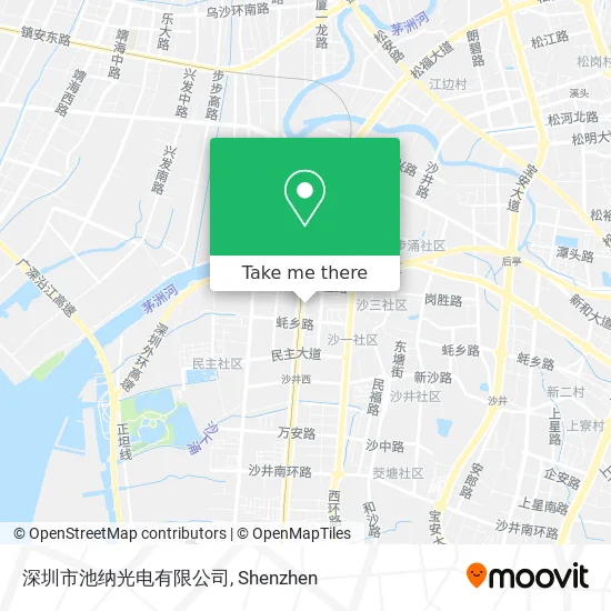 深圳市池纳光电有限公司 map