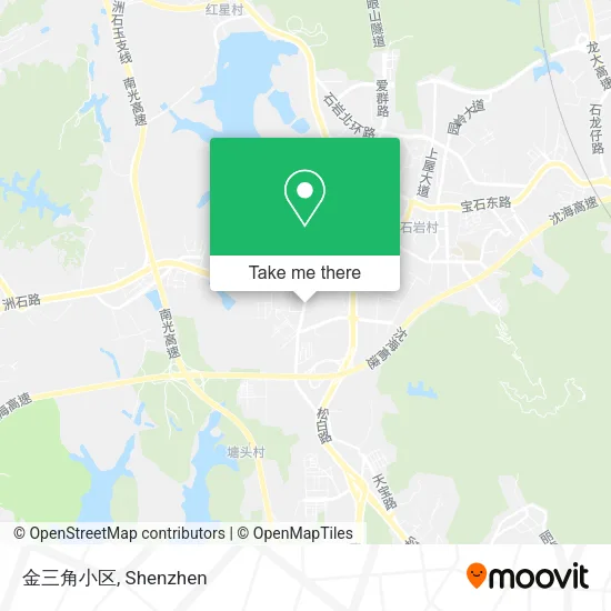 金三角小区 map