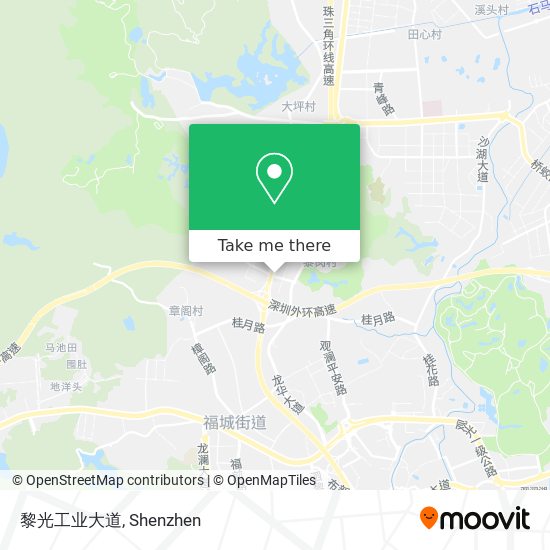 黎光工业大道 map
