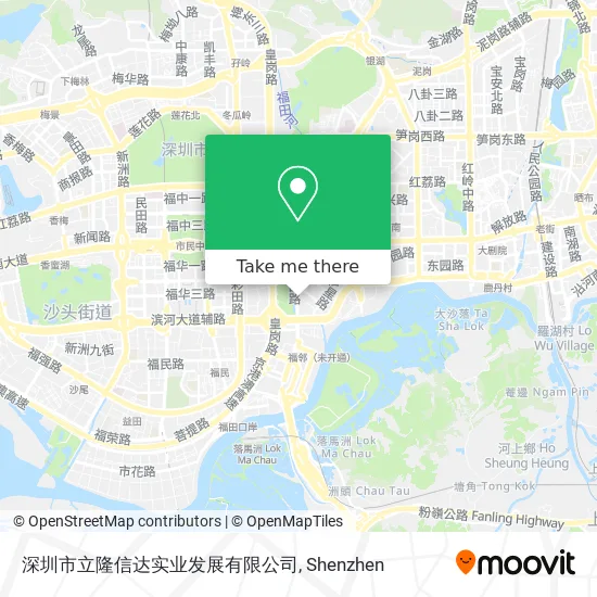 深圳市立隆信达实业发展有限公司 map