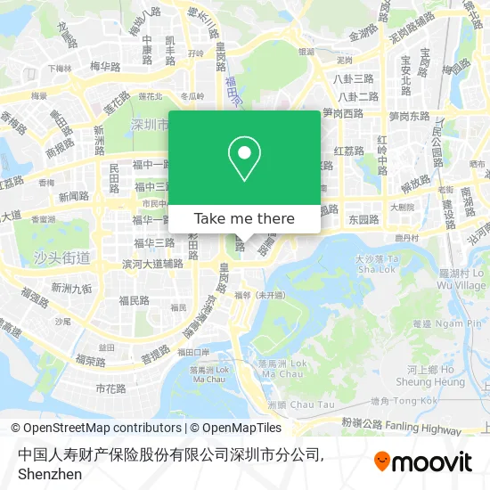 中国人寿财产保险股份有限公司深圳市分公司 map