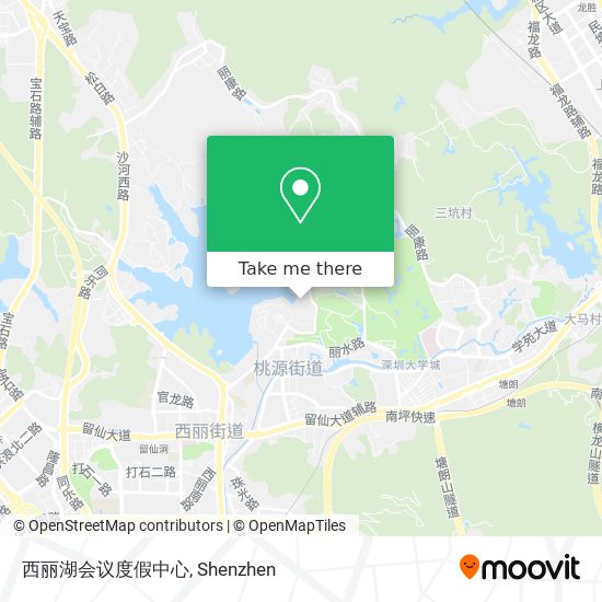 西丽湖会议度假中心 map