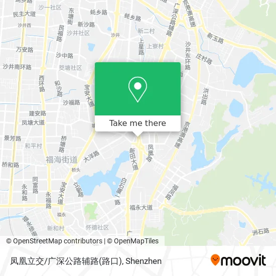 凤凰立交/广深公路辅路(路口) map