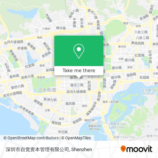 深圳市自觉资本管理有限公司 map