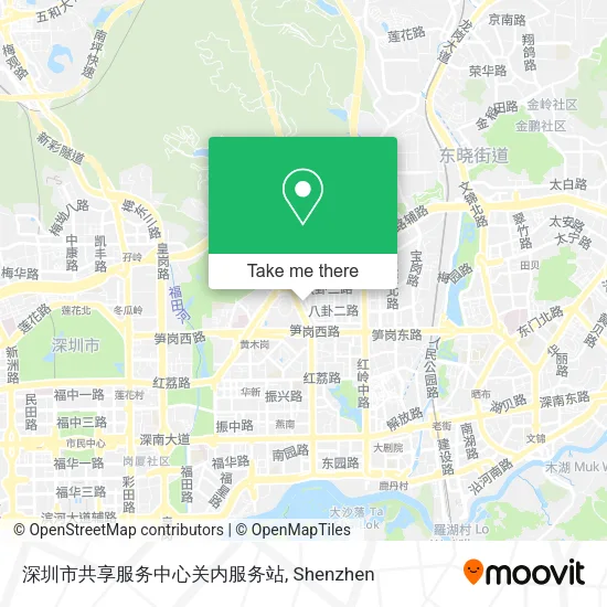 深圳市共享服务中心关内服务站 map