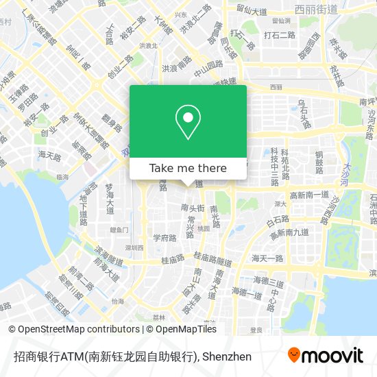 招商银行ATM(南新钰龙园自助银行) map