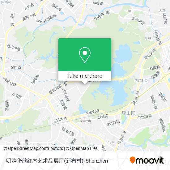 明清华韵红木艺术品展厅(新布村) map