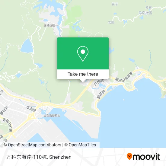 万科东海岸-110栋 map