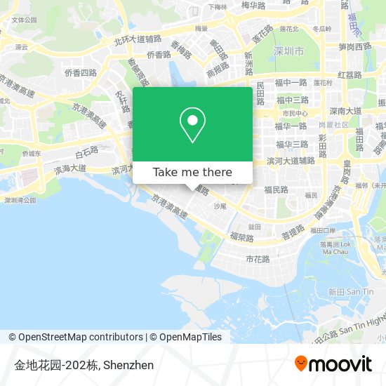 金地花园-202栋 map