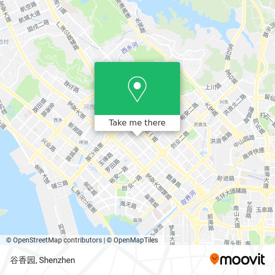 谷香园 map