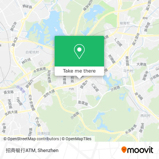 招商银行ATM map