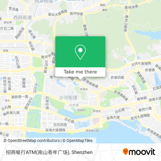 招商银行ATM(南山香年广场) map