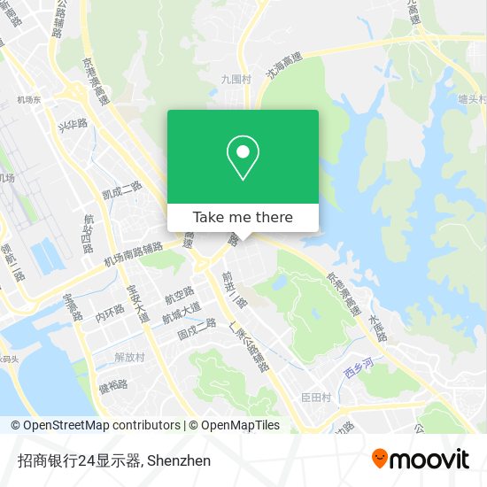 招商银行24显示器 map