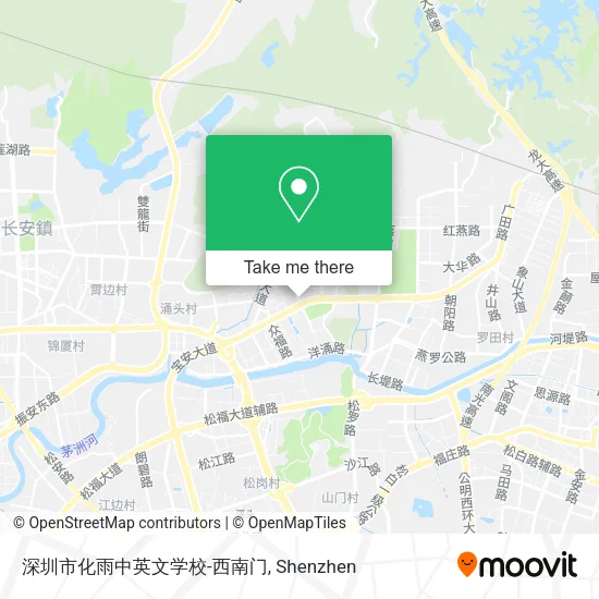深圳市化雨中英文学校-西南门 map