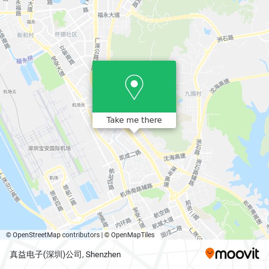 真益电子(深圳)公司 map