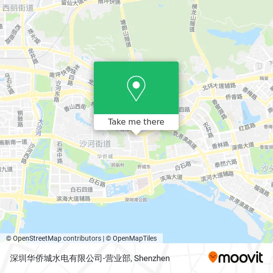 深圳华侨城水电有限公司-营业部 map