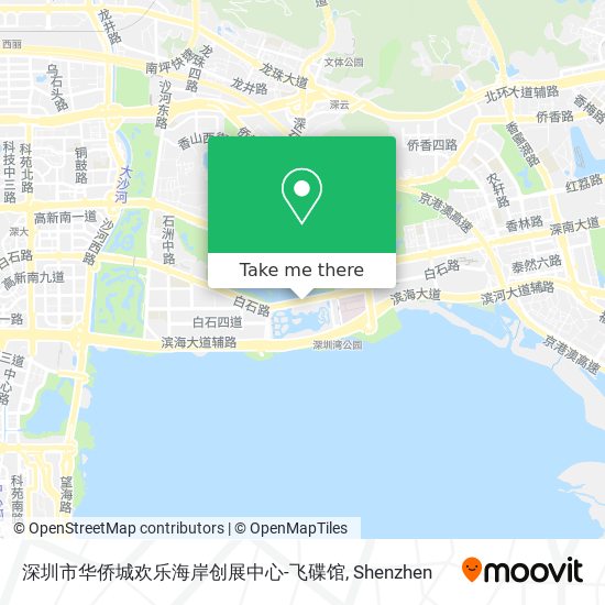 深圳市华侨城欢乐海岸创展中心-飞碟馆 map