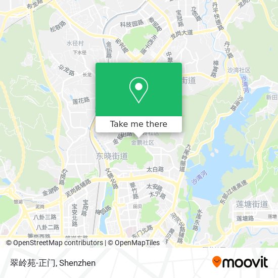 翠岭苑-正门 map