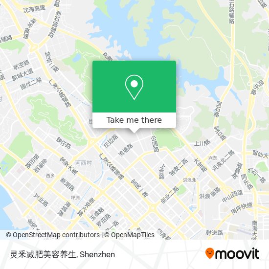 灵釆减肥美容养生 map