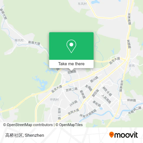 高桥社区 map