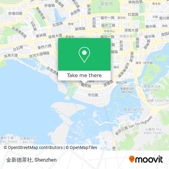 金新德茶社 map