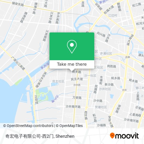 奇宏电子有限公司-西2门 map