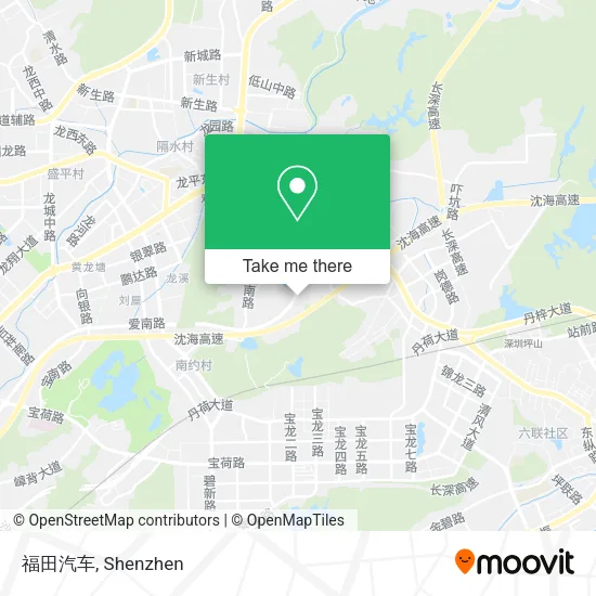 福田汽车 map