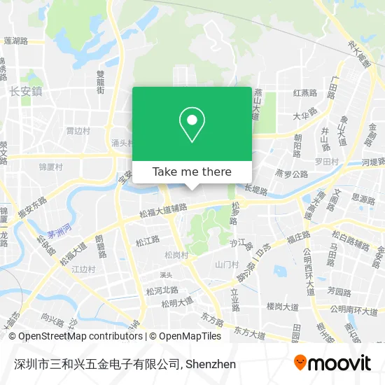 深圳市三和兴五金电子有限公司 map
