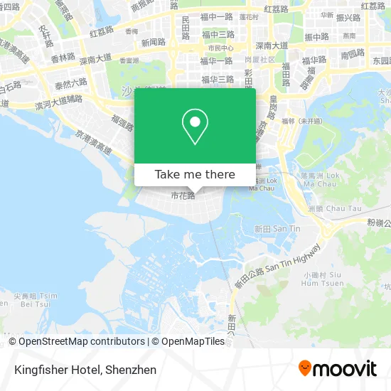 Kingfisher Hotel map