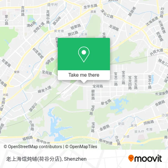 老上海馄炖铺(荷谷分店) map