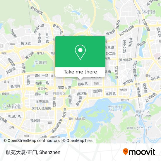 航苑大厦-正门 map