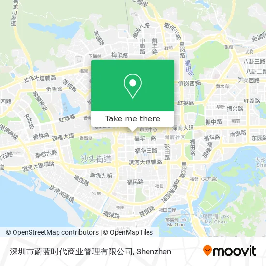 深圳市蔚蓝时代商业管理有限公司 map