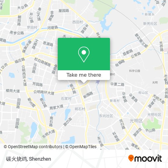 碳火烧鸡 map