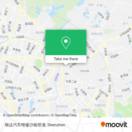 顺达汽车维修沙板喷漆 map