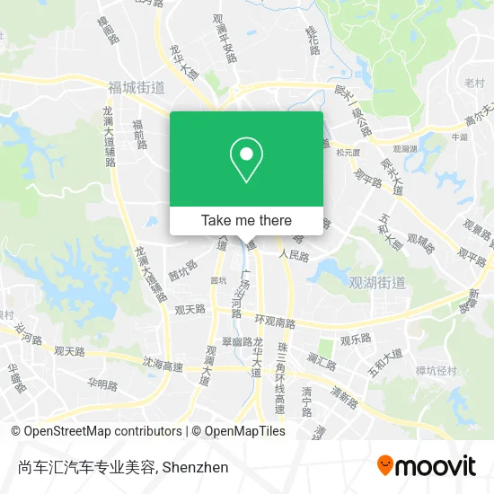 尚车汇汽车专业美容 map