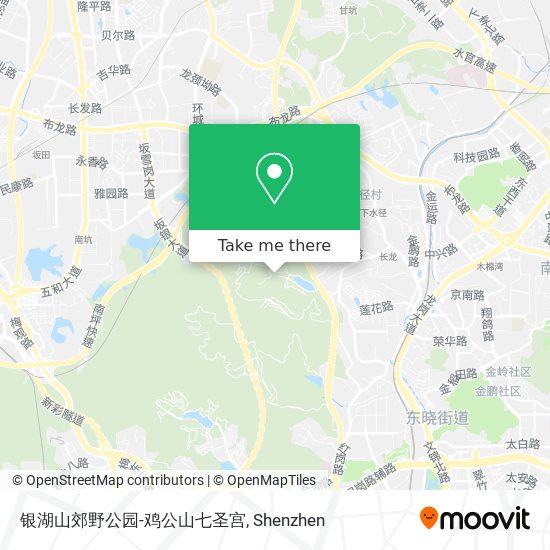 银湖山郊野公园-鸡公山七圣宫 map