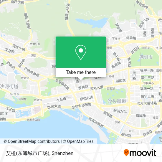 艾橙(东海城市广场) map